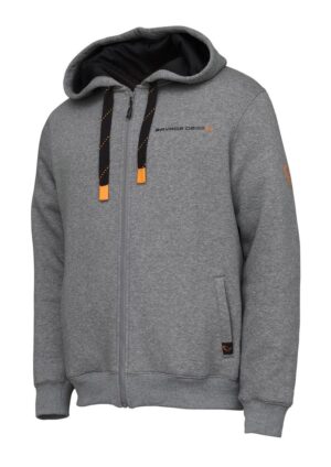 Savage Gear Classic Zip Hoodie Grey Melange - L