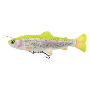 Savage Gear Gumová Nástraha 4D Linethru Pulsetail Trout Slow Sink Lemon Trout Délka cm: 16cm