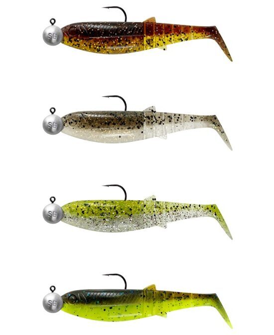 Savage Gear Gumová Nástraha Cannibal Shad Clearwater Mix 4+4 Počet kusů: 4ks