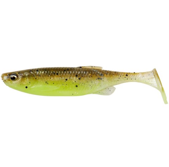 Savage Gear Gumová Nástraha Fat Minnow T Tail Bulk Green Pearl Yellow Hmotnost: 5g