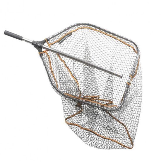 Savage Gear Podběrák Pro Folding Rubber Large Mesh Landing Net Varianta: SG Pro Folding Rubber Large Mesh Landing Net XL (70x85cm)