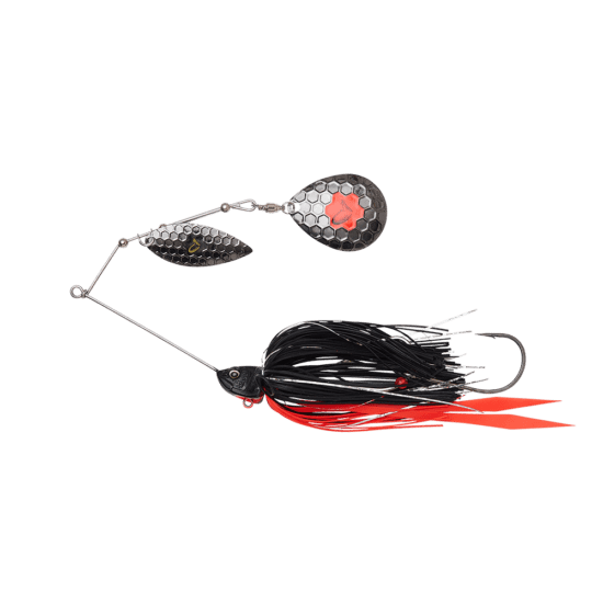 Savage Gear Savege Gear Nástraha Da'Bush Spinnerbait Sinking 14cm 21g Barva: RED N BLACK