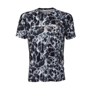 Savage Gear Tričko Night Uv T-Shirt Black Waterprint Velikost: M