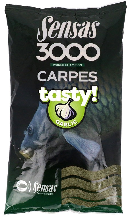 Sensas Krmení 3000 Carp Tasty 1kg Příchuť: Garlic