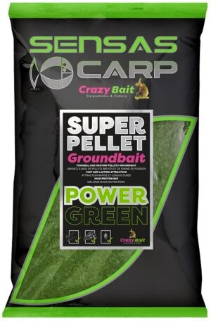 Sensas Krmení Crazy Green (česnek) 1kg