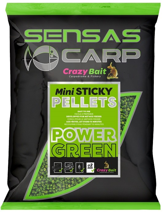 Sensas Pelety Mini Sticky 700g Hmotnost: 700g