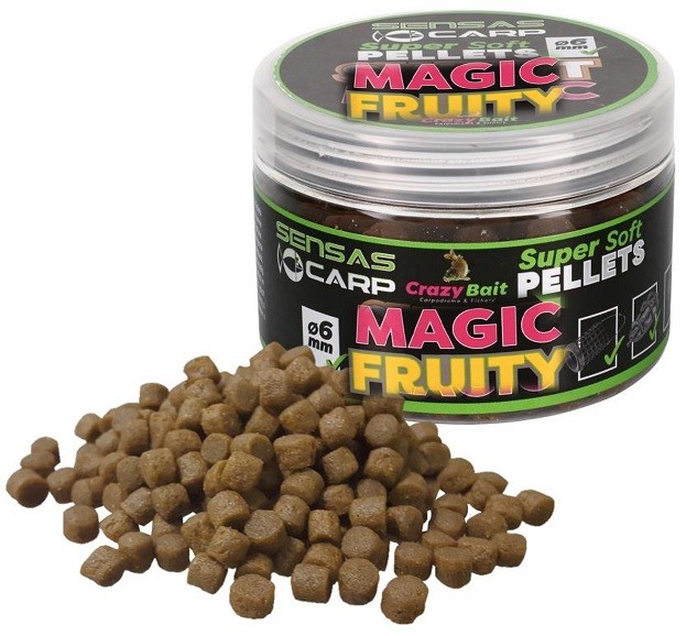 Sensas Pelety Super Soft 6mm 60g Hmotnost: 60g