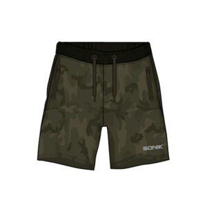 Sonik Kraťasy Camo Fleece Shorts - L