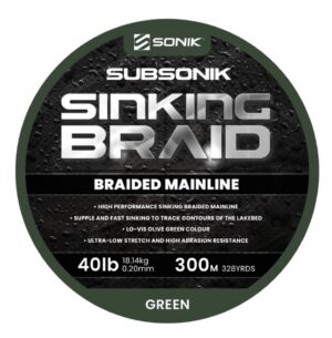 Sonik Šňůra Subsonik Sinking Braid 0