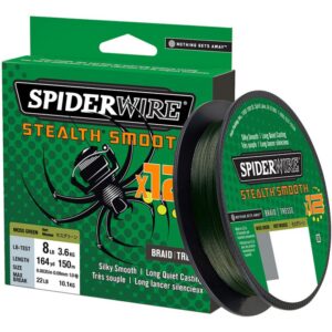 Spiderwire Pletená šňůra Stealth Smooth 12 1m Nosnost: 10