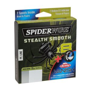 Spiderwire Splétaná Šňůra Stlth Smooth8 Moos Green 150m Nosnost: 10