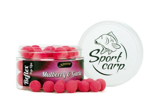 Sportcarp Plovoucí Boilies Reflex PoP-Up Mulberry Garlic 150ml Průměr: 15mm