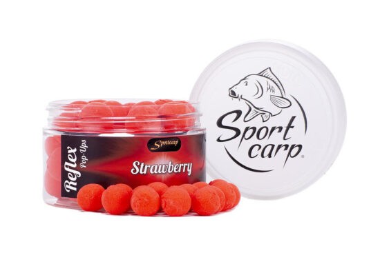 Sportcarp Plovoucí Boilies Reflex PoP-Up Strawberry 150ml Průměr: 15mm