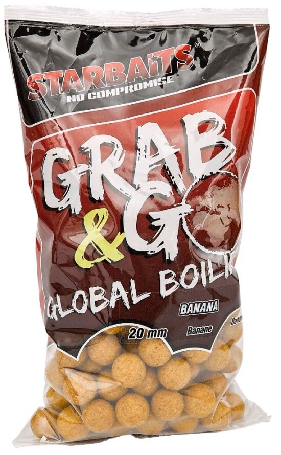 Starbaits Boilie Grab & Go Global Boilies Banana Cream 20mm Hmotnost: 1kg