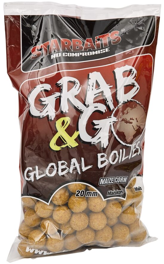 Starbaits Boilie Grab & Go Global Boilies Sweet Corn 20mm Hmotnost: 1kg