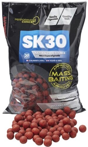 Starbaits Boilie Mass Baiting Boilies SK30 3kg Hmotnost: 3kg