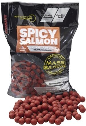 Starbaits Boilie Spicy Salmon Mass Baiting 3kg Hmotnost: 3kg