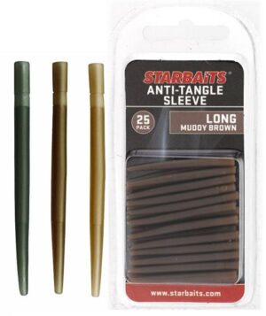 Starbaits Převleky Anti Tangle Sleeve Long 4cm/25ks Varianta: Hnědá