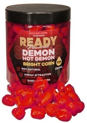 Starbaits Sarbaits Kukuřice Ready Seeds Bright Corn 250ml Příchuť: Hot Demon