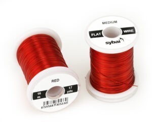 Sybai Drátek Flat Colour Wire Medium Red