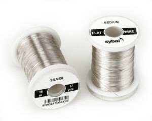 Sybai Drátek Flat Colour Wire Medium Silver