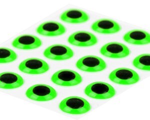 Sybai Epoxidové Oči 3D Epoxy Eyes Fluo Green Průměr: 3mm