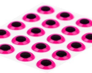 Sybai Epoxidové Oči 3D Epoxy Eyes Fluo Pink Průměr: 2