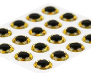 Sybai Epoxidové Oči 3D Epoxy Eyes Holographic Gold Průměr: 2