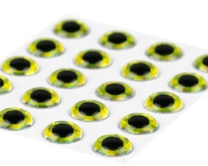 Sybai Epoxidové Oči 3D Epoxy Eyes Holographic Yellow Průměr: 2