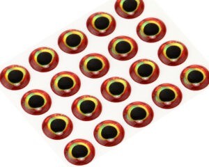 Sybai Epoxidové Oči 3D Epoxy Fish Eyes Bloody Průměr: 7mm