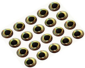 Sybai Epoxidové Oči 3D Epoxy Fish Eyes Perch Průměr: 7mm