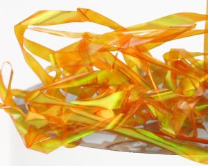 Sybai Hřbítková Fólie Magic Pearl Strips Fluo Orange