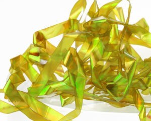 Sybai Hřbítková Fólie Magic Pearl Strips Golden Olive