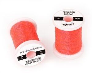 Sybai Lametka Perdigon Thread Fluo Salmon UV