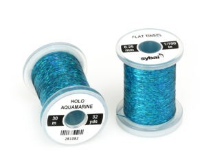 Sybai Plochá Lametka Flat Tinsel Holographic Aquamarine 0