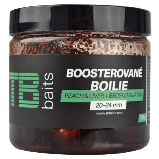 TB Baits Boosterované Boilie Peach Liver 120 g 20-24 mm Varianta: 120g