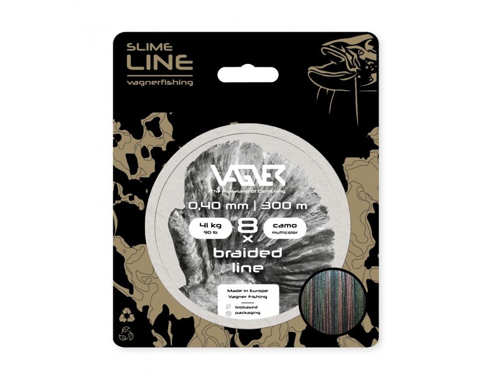 Vagner Šňůra Braided Line Camo Multicolor 300m - 0