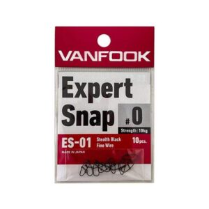 Vanfook Karabinky Snap ES-01 10ks Velikost: #0 - (10kg)