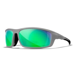 Wiley X Polarizační Brýle GRID Captivate Polarized Green Mirror Amber Matte Cool Grey