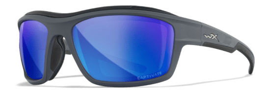 Wiley X Polarizační Brýle Ozone Captivate Polarized - Blue Mirror - Grey/Matte Grey