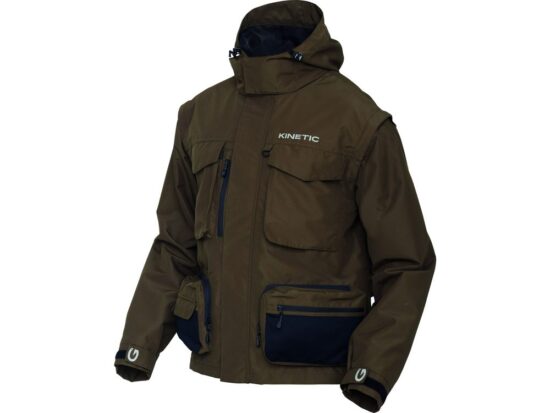 Kinetic Bunda Strider Zip-Off Jacket Olive - L